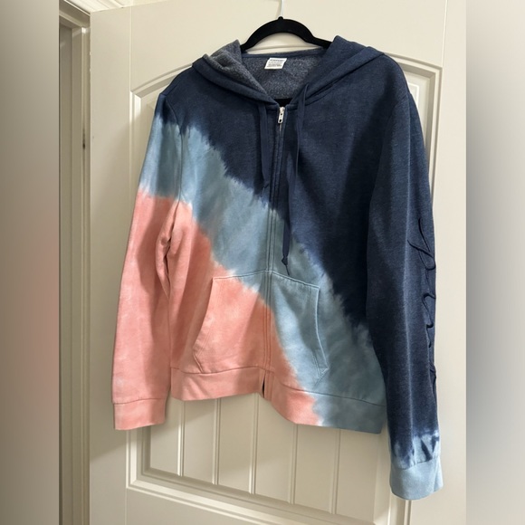 BNWOT PINK Victoria’s Secret Tie Dye Hoodie - Picture 1 of 4